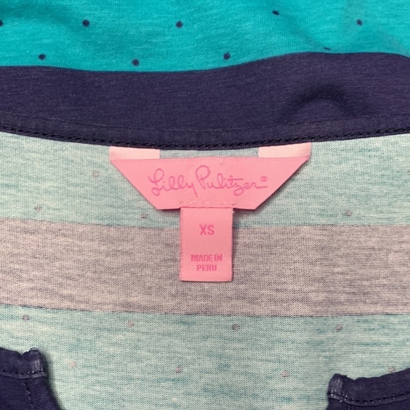 Lilly Pulitzer Gretchen Striped T-shirt Dress Size XS - Picture 5 of 7